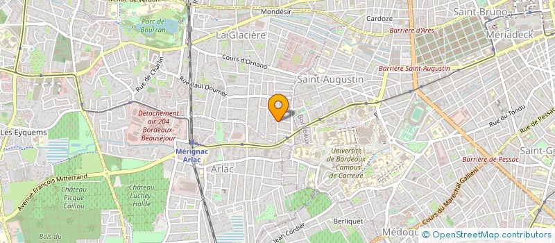 localisation de l'entreprise SCCV L'AUGAURIA à MERIGNAC