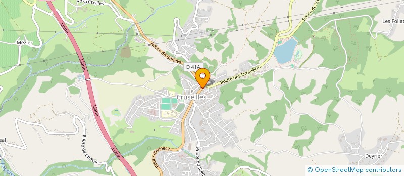 localisation de l'entreprise SCCV L'AZALEE à CRUSEILLES