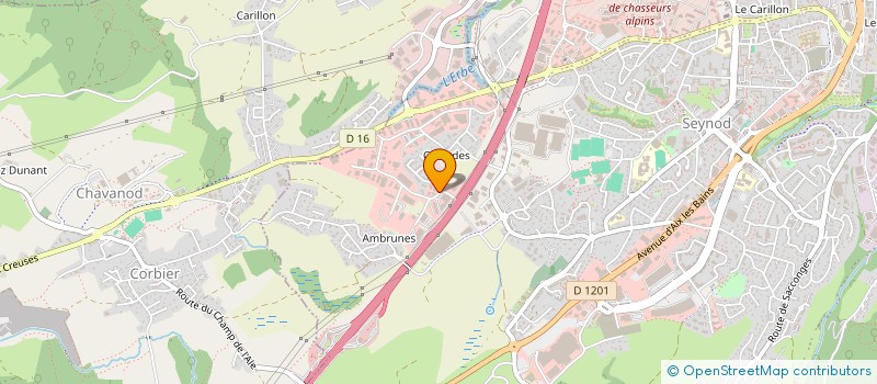 localisation de l'entreprise SCCV L'EMELIE à ANNECY
