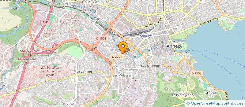 localisation de l'entreprise SCCV L'ENVOL à ANNECY