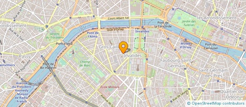 localisation de l'entreprise SCCV L'EVEREST à PARIS