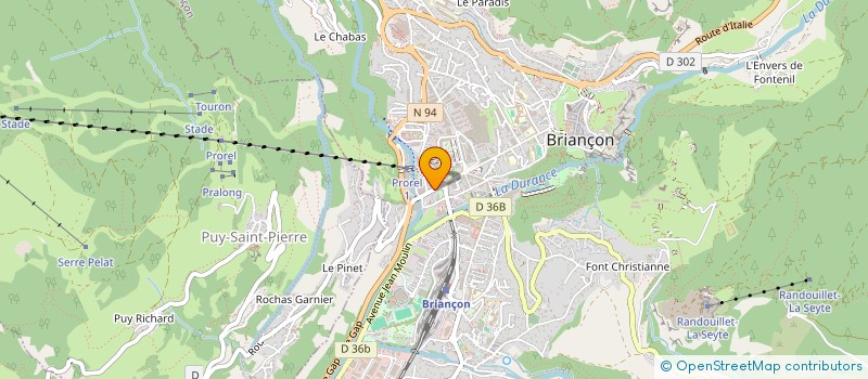 localisation de l'entreprise SCCV L'EYRETTE à BRIANCON