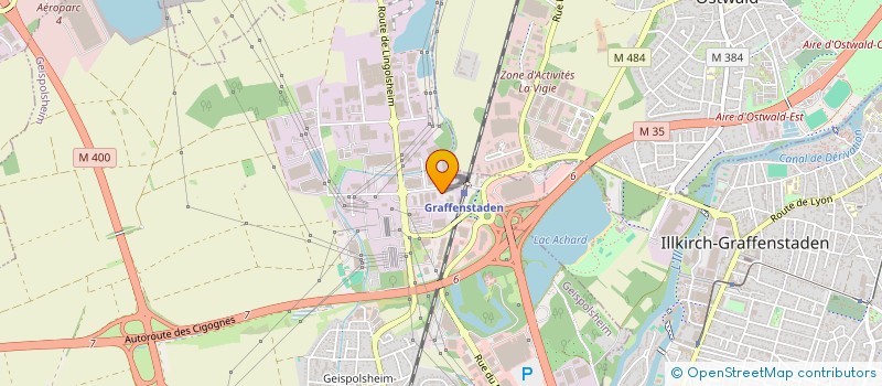 localisation de l'entreprise SCCV L'HERMIONE  GEISPOLSHEIM