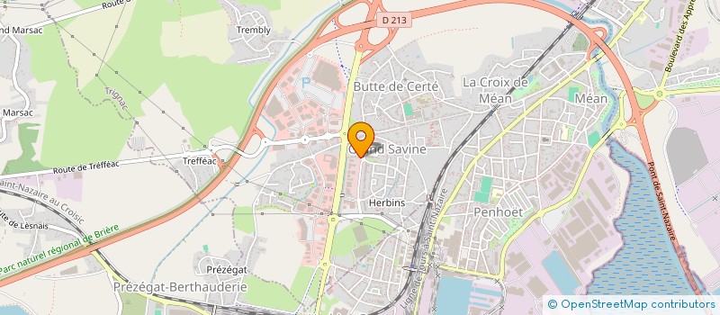 localisation de l'entreprise SCCV L'O à TRIGNAC