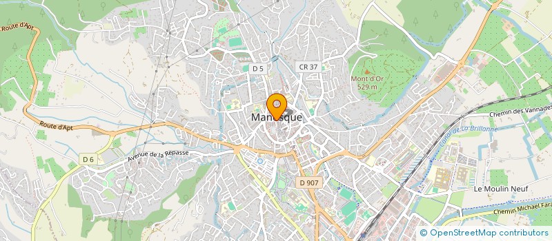 localisation de l'entreprise SCCV LA BLANCHE à MANOSQUE