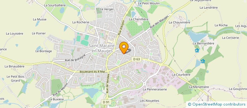 localisation de l'entreprise SCCV LA CHOLETAISE  SEVREMOINE