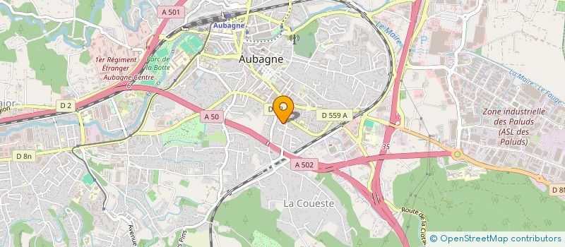localisation de l'entreprise SCCV LA COLOMBE à AUBAGNE