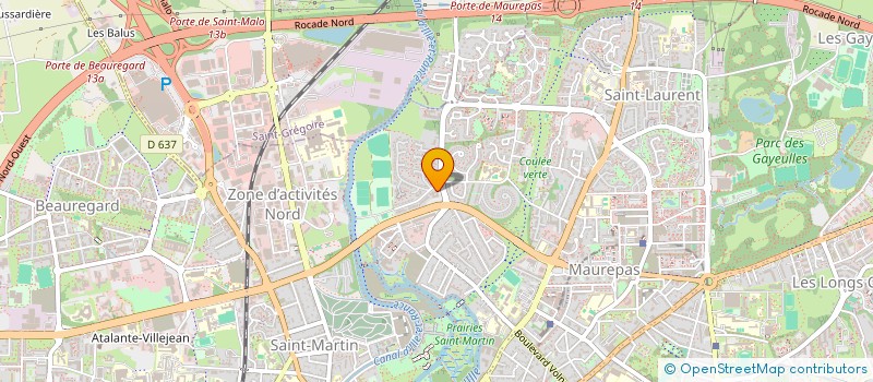 localisation de l'entreprise SCCV LA COMMANDERIE à RENNES