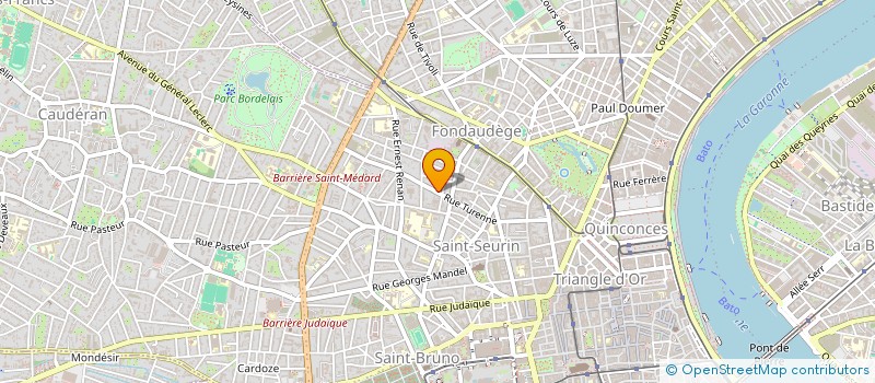 localisation de l'entreprise SCCV LA CORNUDE à BORDEAUX