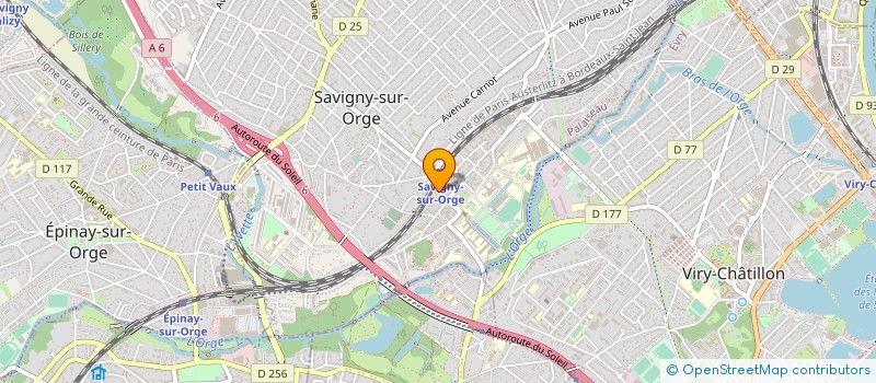 localisation de l'entreprise SCCV LA FAUVETTE à SAVIGNY-SUR-ORGE