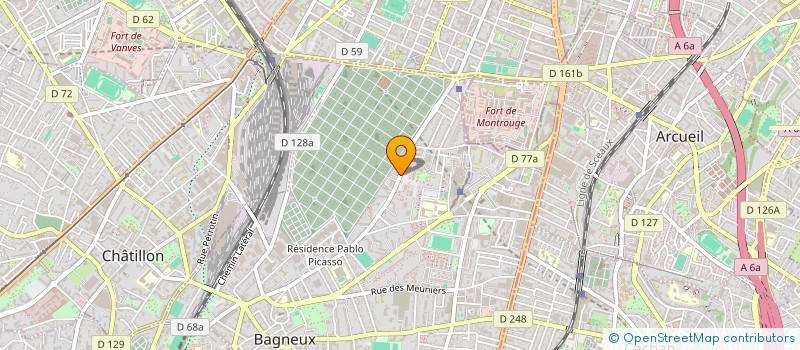 localisation de l'entreprise SCCV LA FONTAINE 20 à BAGNEUX