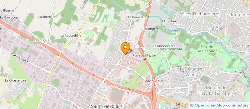 localisation de l'entreprise SCCV LA GOURMETTE à SAINT-HERBLAIN