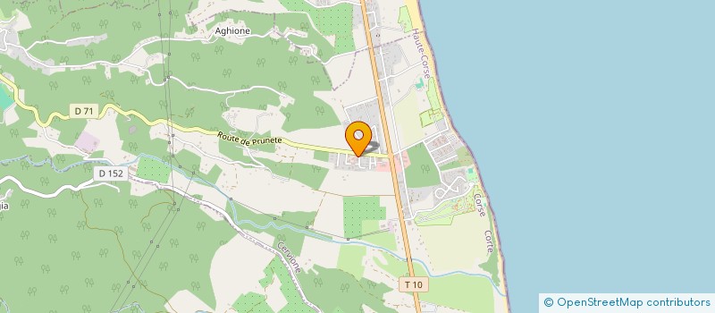 localisation de l'entreprise SCCV LA MAJONE à CERVIONE