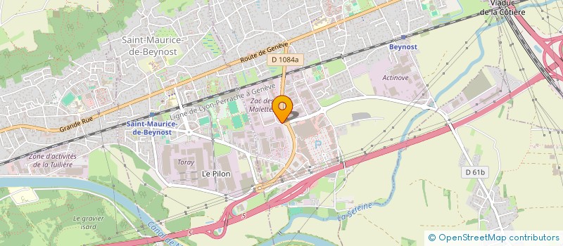 localisation de l'entreprise SCCV LA MALADIERE 400 à BEYNOST