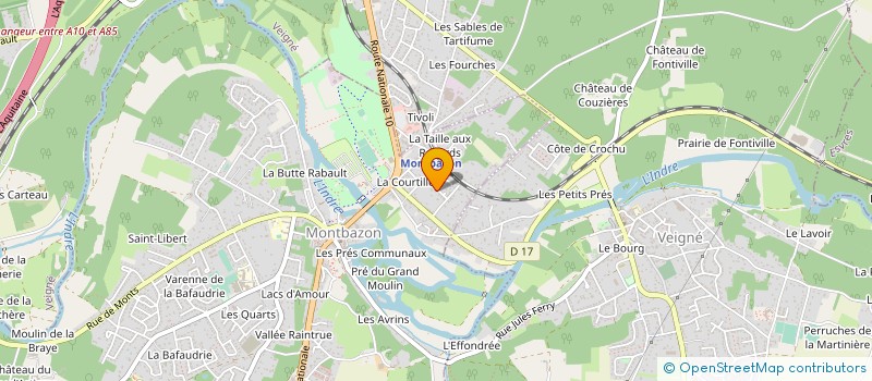 localisation de l'entreprise SCCV LA MARAICHINE  MONTBAZON