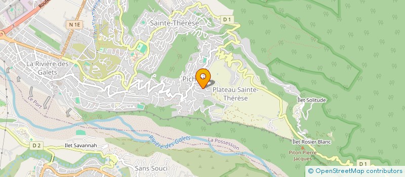 localisation de l'entreprise SCCV LA MARINA à LA POSSESSION
