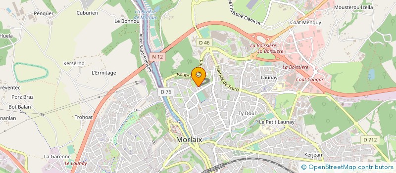 localisation de l'entreprise SCCV LA MARINA à MORLAIX