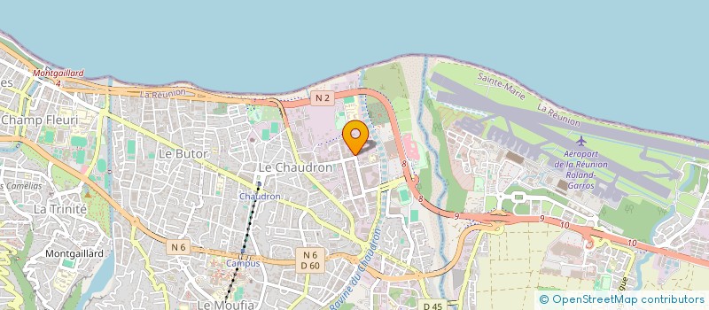 localisation de l'entreprise SCCV LA MARINA à SAINT-DENIS