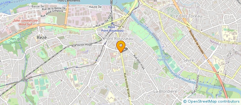 localisation de l'entreprise SCCV LA NOUE  REZE