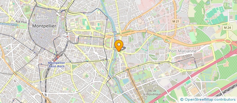 localisation de l'entreprise SCCV LA PALMERAIE à MONTPELLIER