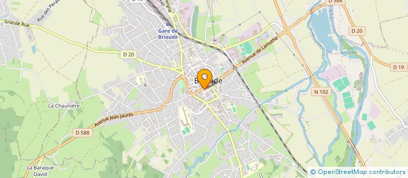 localisation de l'entreprise SCCV LA ROMANA à BRIOUDE