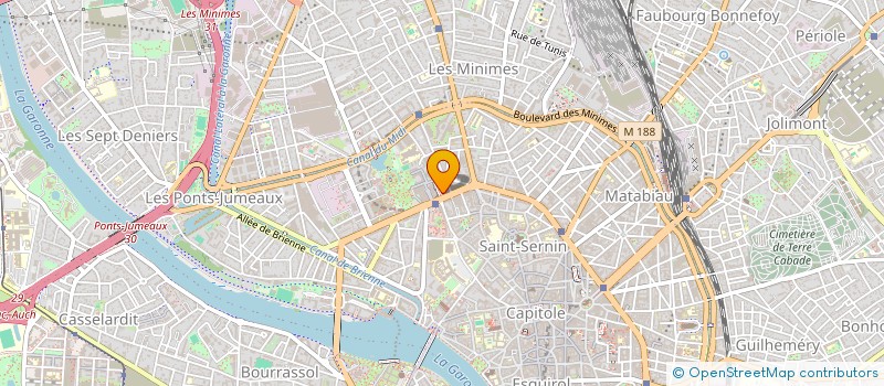 localisation de l'entreprise SCCV LA ROTONDE à TOULOUSE