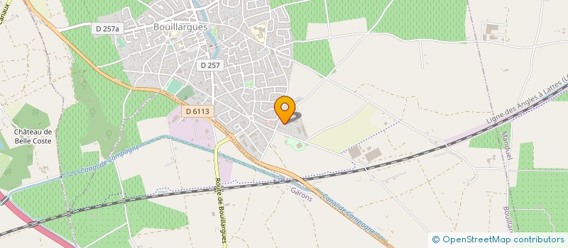 localisation de l'entreprise SCCV LA TOSCANE  BOUILLARGUES