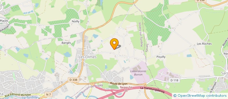 localisation de l'entreprise SCCV LA TOUR à VINDRY-SUR-TURDINE