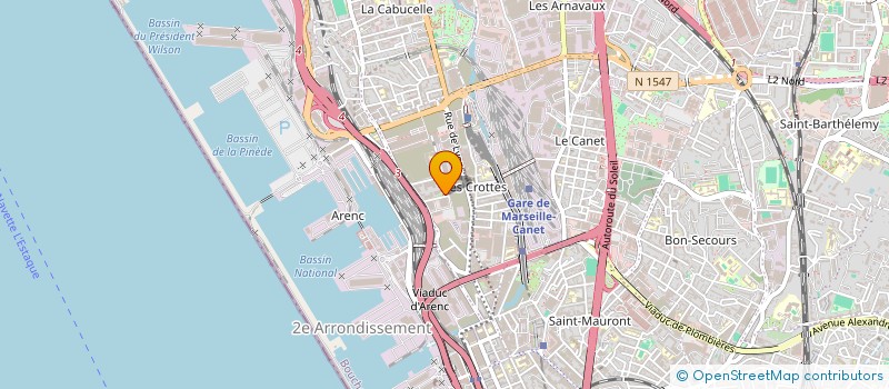 localisation de l'entreprise SCCV LA VALBARELLE à MARSEILLE