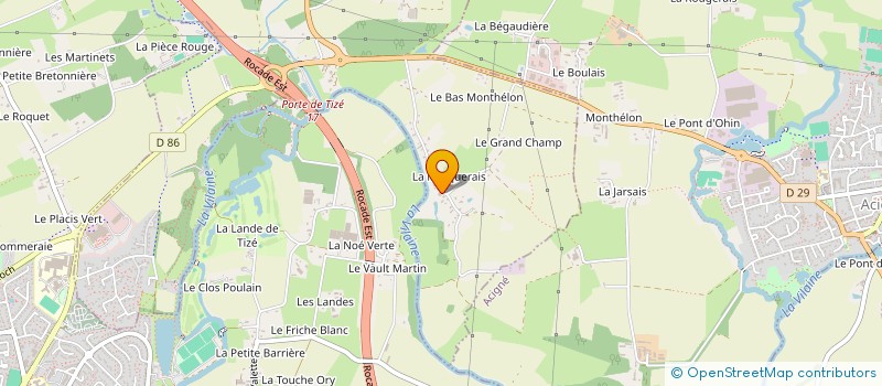 localisation de l'entreprise SCCV LA VENELLE  THORIGNE-FOUILLARD