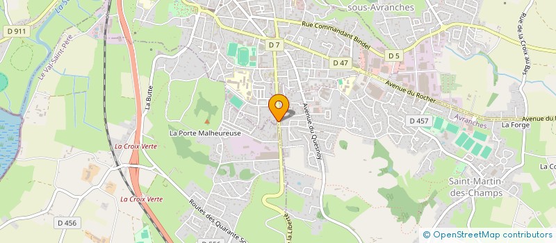 localisation de l'entreprise SCCV LA VILLA DU CENTRE à AVRANCHES