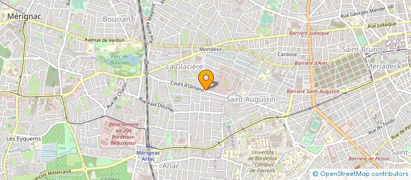 localisation de l'entreprise SCCV LAHARY FINANCE  MERIGNAC