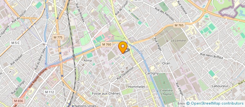 localisation de l'entreprise SCCV LALLAING  ROUBAIX