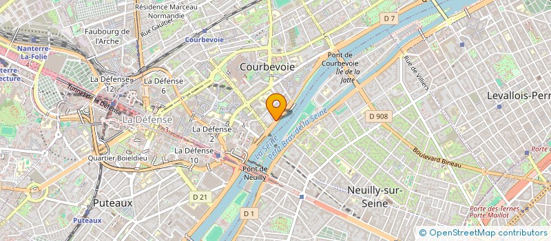 localisation de l'entreprise SCCV LAURAGAIS 23 à COURBEVOIE