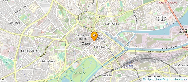 localisation de l'entreprise SCCV LAVIGERIE  CAEN