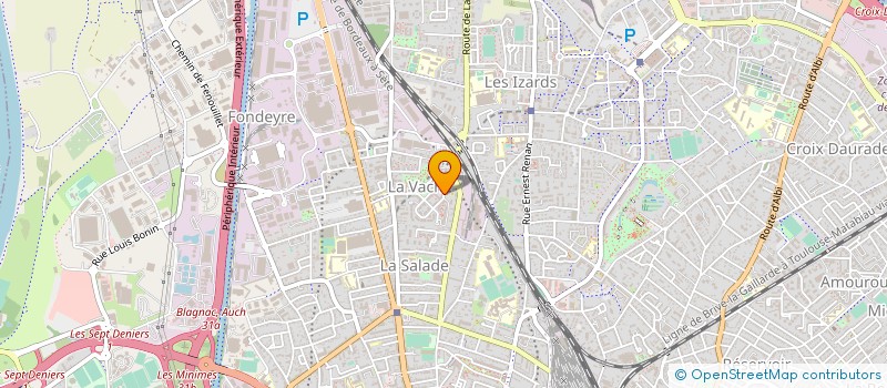 localisation de l'entreprise SCCV LB1 à TOULOUSE