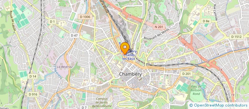 localisation de l'entreprise SCCV LE BELVEDERE à CHAMBERY