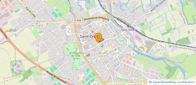 localisation de l'entreprise SCCV LE BLEQUIN  SAINT-OMER