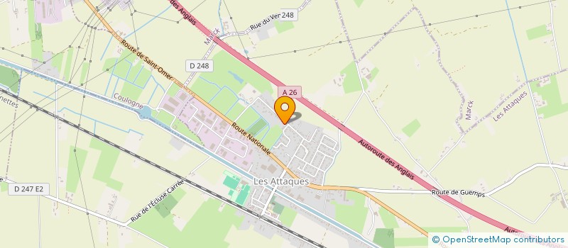 localisation de l'entreprise SCCV LE BRILLANT  LES ATTAQUES