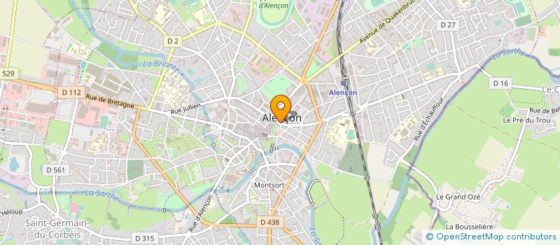 localisation de l'entreprise SCCV LE CHENE à ALENCON
