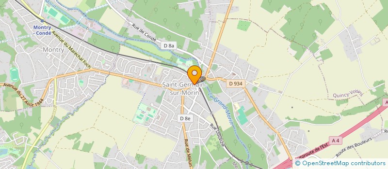 localisation de l'entreprise SCCV LE CLOS ARTHUR CHAUSSY  SAINT-GERMAIN-SUR-MORIN