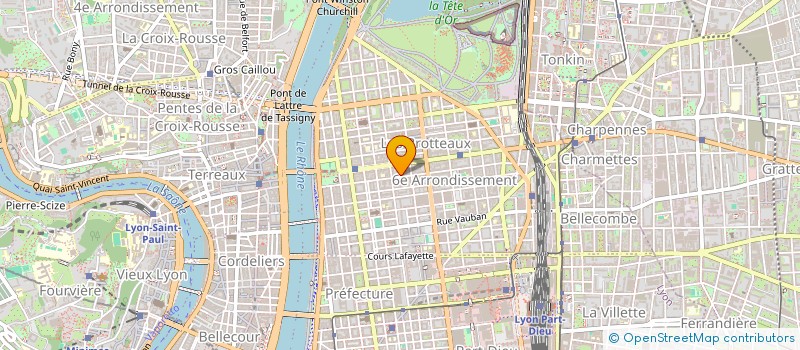 localisation de l'entreprise  SCCV LE CLOS D'HENRY  LYON