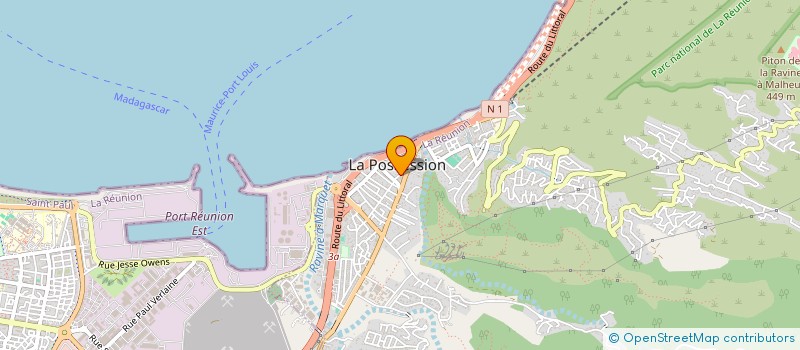 localisation de l'entreprise SCCV LE CLOS DE BELLERIVE à LA POSSESSION