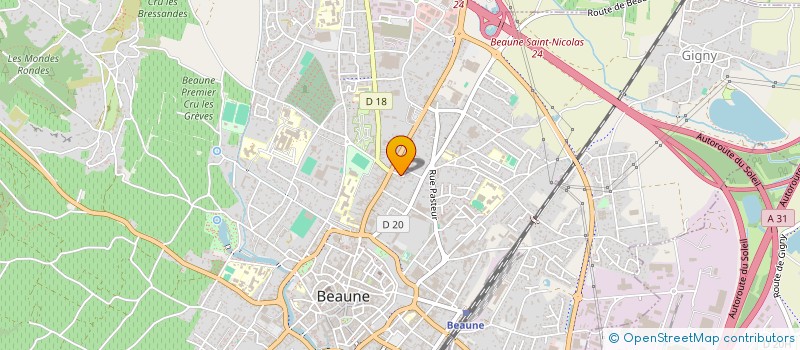 localisation de l'entreprise SCCV LE CLOS DE LA BARRE à BEAUNE