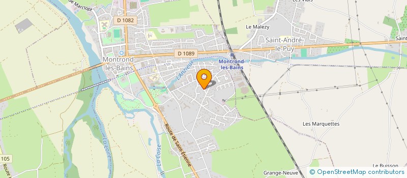 localisation de l'entreprise SCCV LE CLOS DE LA BRAYETIERE  MONTROND-LES-BAINS