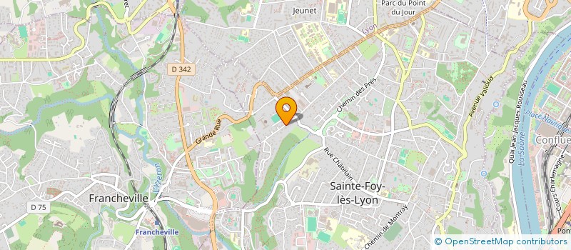 localisation de l'entreprise SCCV LE CLOS DE LA CHAPELLE  SAINTE-FOY-LES-LYON