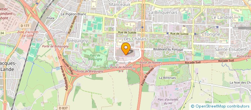 localisation de l'entreprise SCCV LE CLOS DE LA SCIERIE à RENNES