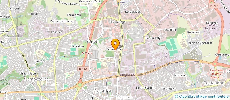 localisation de l'entreprise SCCV LE CLOS DE LANNECHUEN à BREST