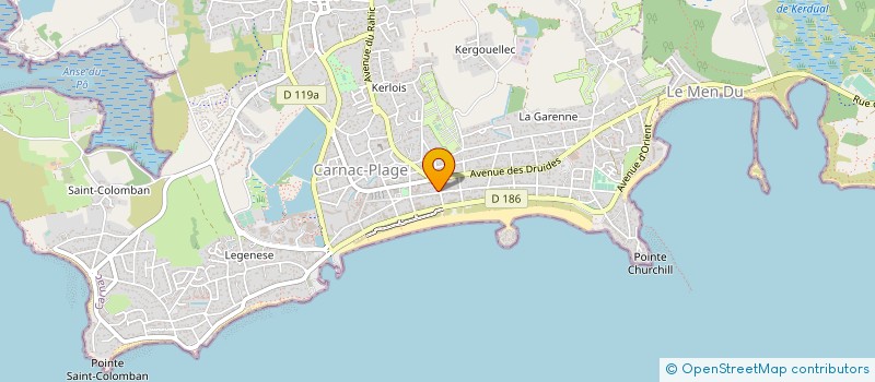 localisation de l'entreprise SCCV LE CLOS DE LUZEL  CARNAC