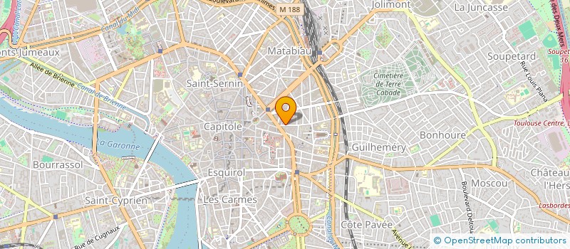 localisation de l'entreprise SCCV LE CLOS DE MANGEPOMMES à TOULOUSE